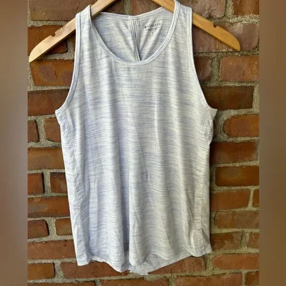 Athleta Lavender Heather Essence Tie Back Tank - Picture 2 of 5